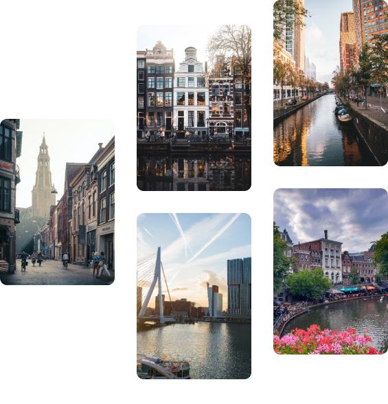 Collage populaire steden