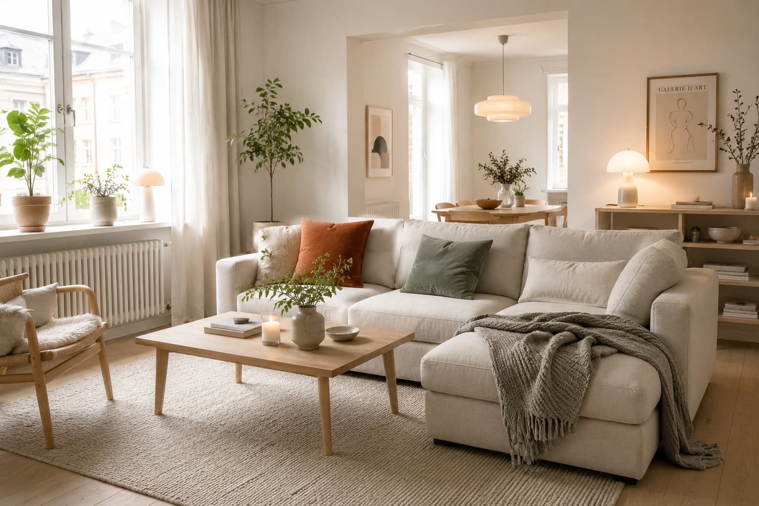 Scandinavisch interieurstijl